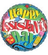 18" Happy Assistant's Day Pencil Balloon